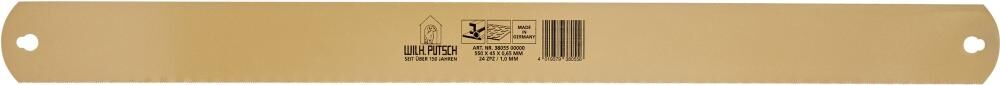 WILPU Gehrungssägeblatt für Eisen 550x45x1,0mm Nr. 106