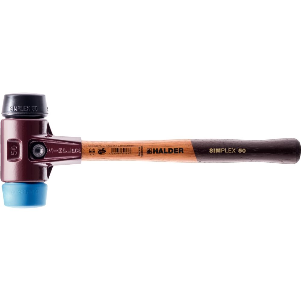 HALDER Schonhammer SIMPLEX 50mm TPE-soft/Gummi
