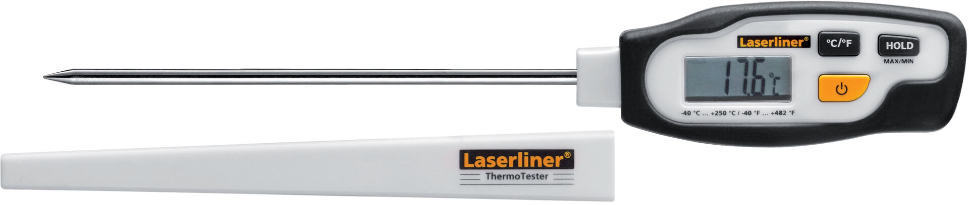 LASERLINER Digitales Thermometer ThermoTester -40°C-250°C mit Batterie
