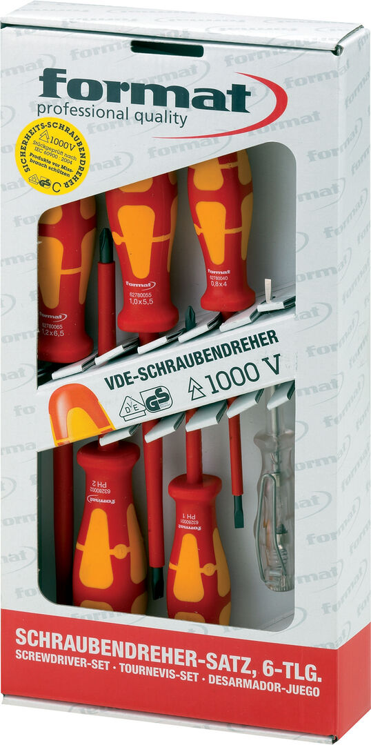 FORMAT VDE Schraubendreher-Set VDE 6tlg.