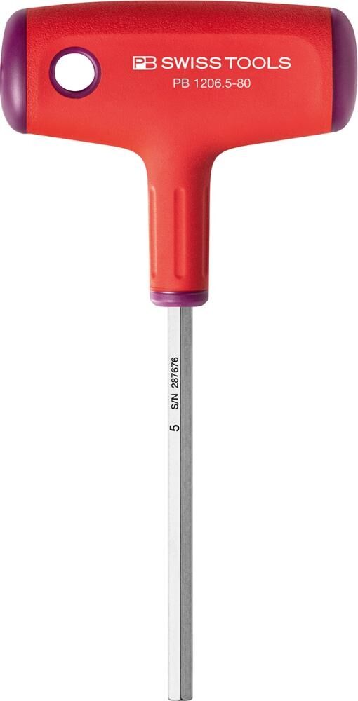 PB SWISS TOOLS Quergriff-Schraubendreher 5x80mm