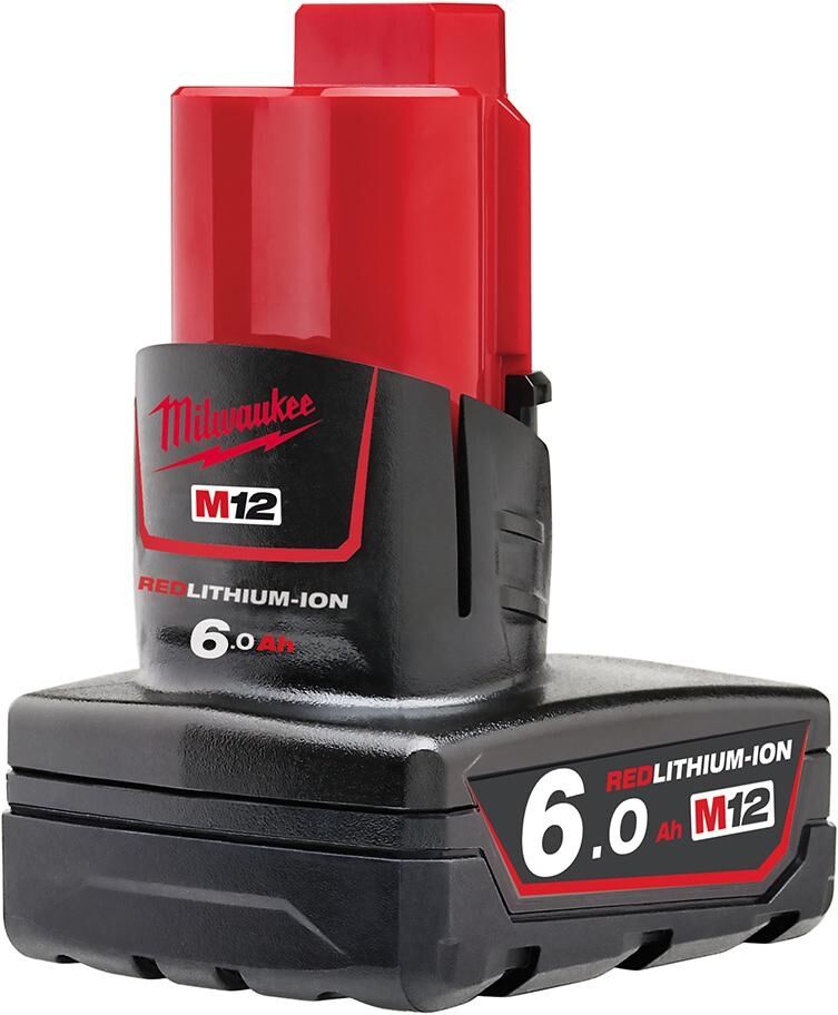 MILWAUKEE Akku M12 B6 12 V 6Ah Li-Ion Red