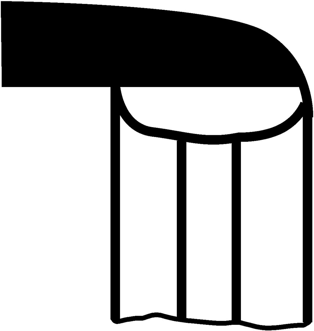 FORMAT Hakendrehmeißel 263 Rechts HM 32x32x300mm P25 / 30
