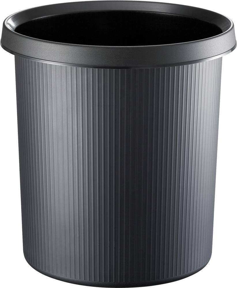 Papierkorb 18l 320mm schwarz