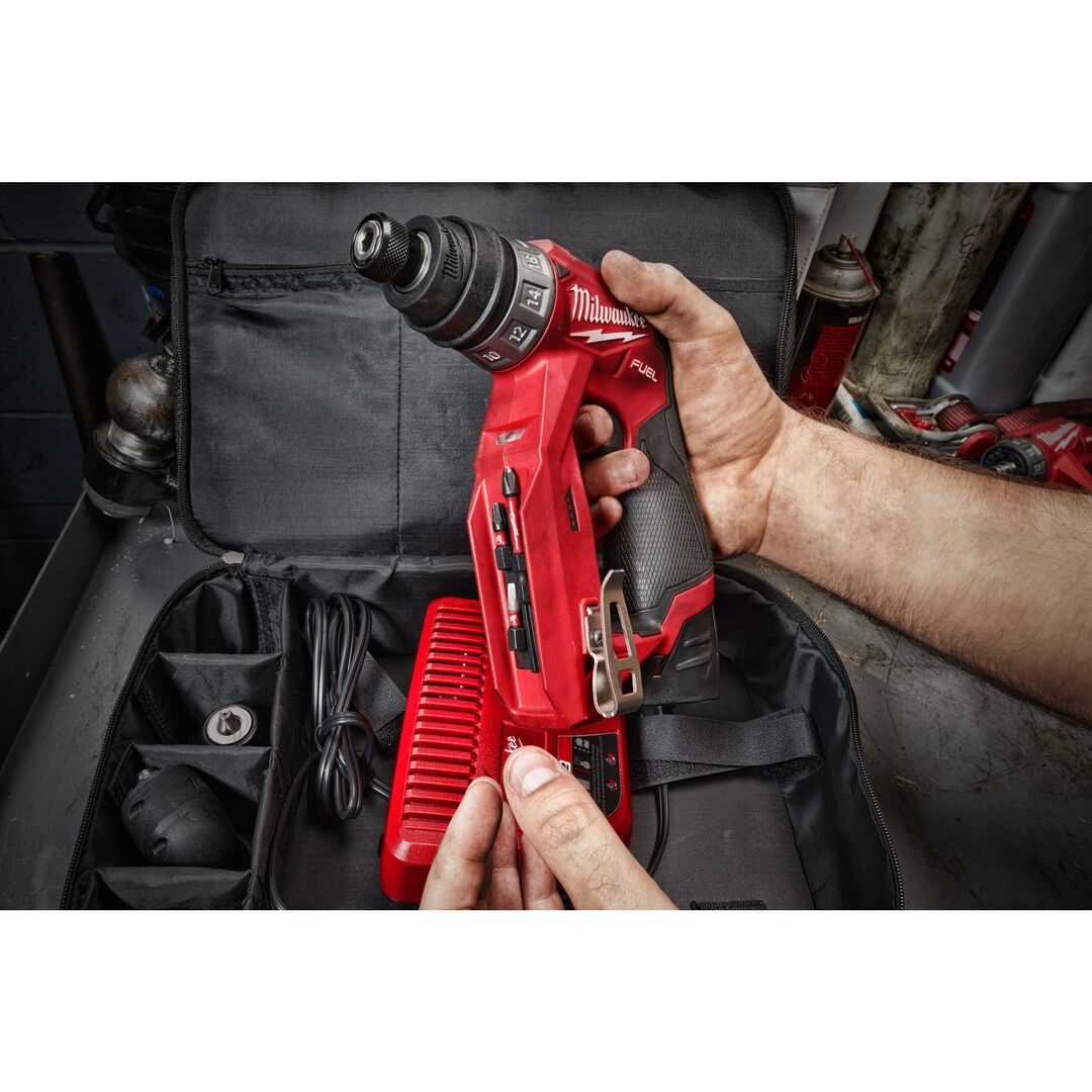 MILWAUKEE Akku-Bohrschrauber FUEL M12FDDXKIT-0X ohne Akku & Ladegerät in HD-Box