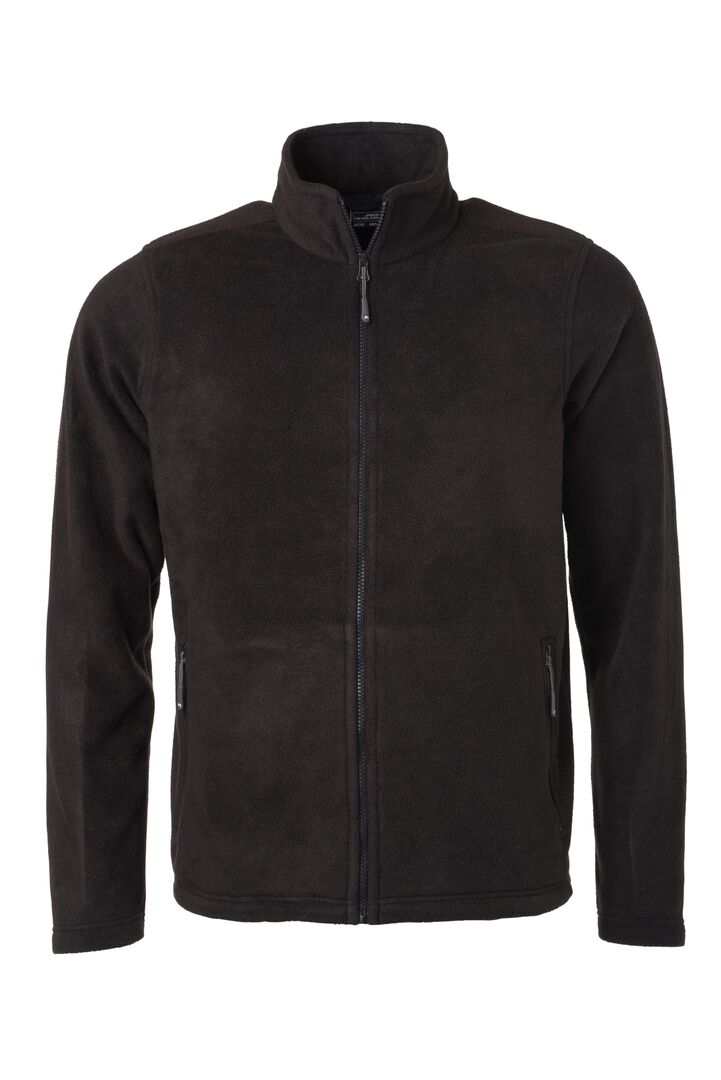 JAMES & NICHOLSON Fleecejacke Gr. M schwarz