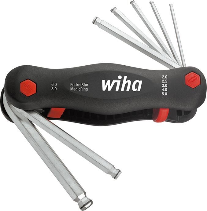 WIHA Winkelschraubendreher Set 2-8mm MagicRing PocketStar