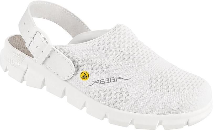 ABEBA Clog Dynamic Gr. 46 ESD OB A E FO SRC weiß 37329