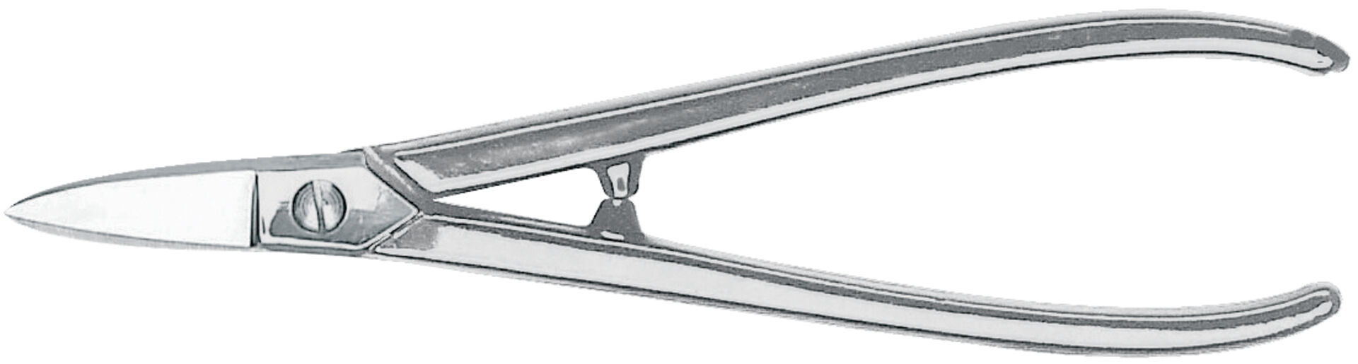 ERDI Goldschmiedeschere 180mm ger. vernick.