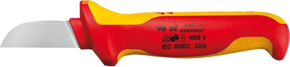 KNIPEX Kabelmesser 190mm isolierender Mehrkomponenten-Griff VDE 98 52