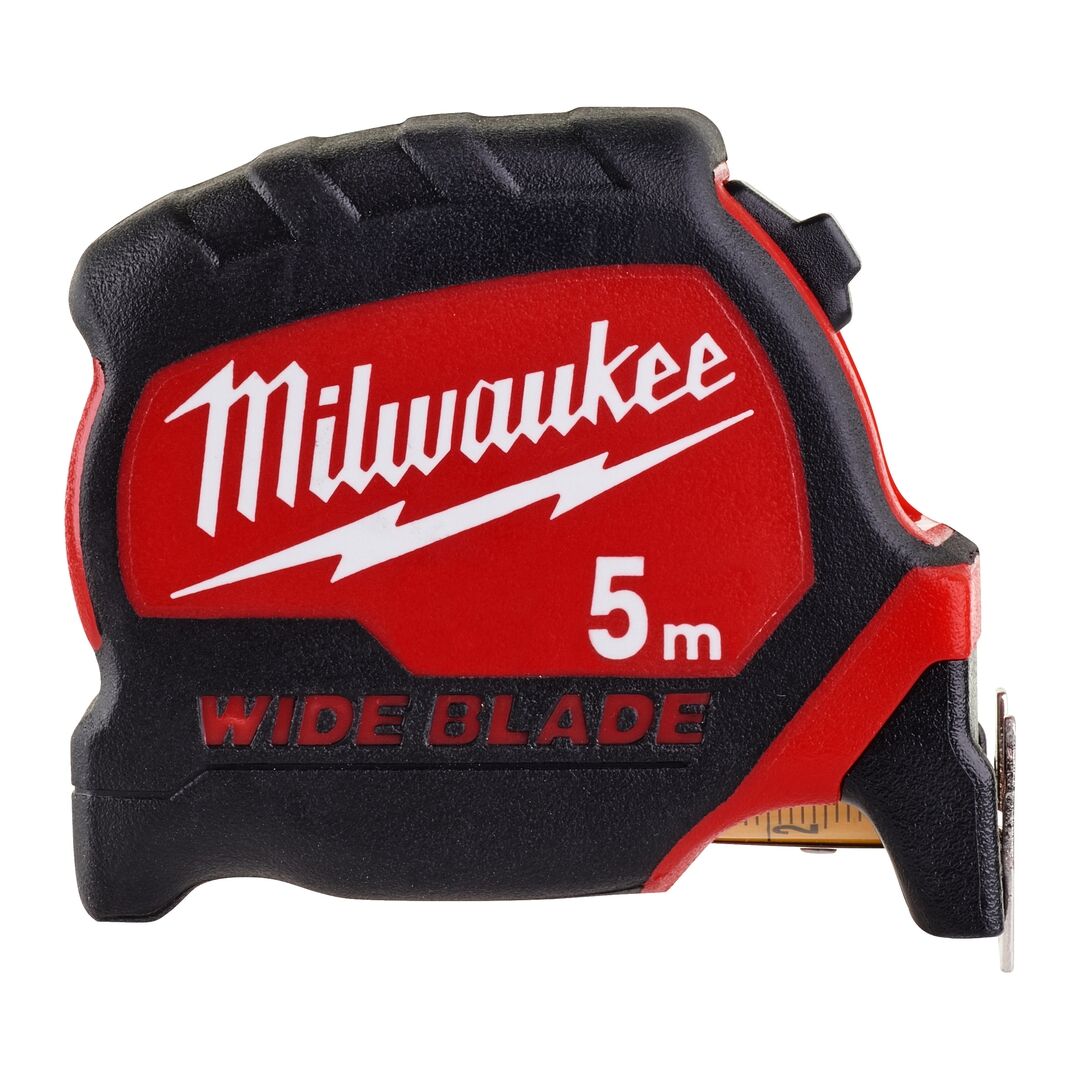 MILWAUKEE Premium-Bandmaß breit 5m nicht-magnetisch 33mm breites Band