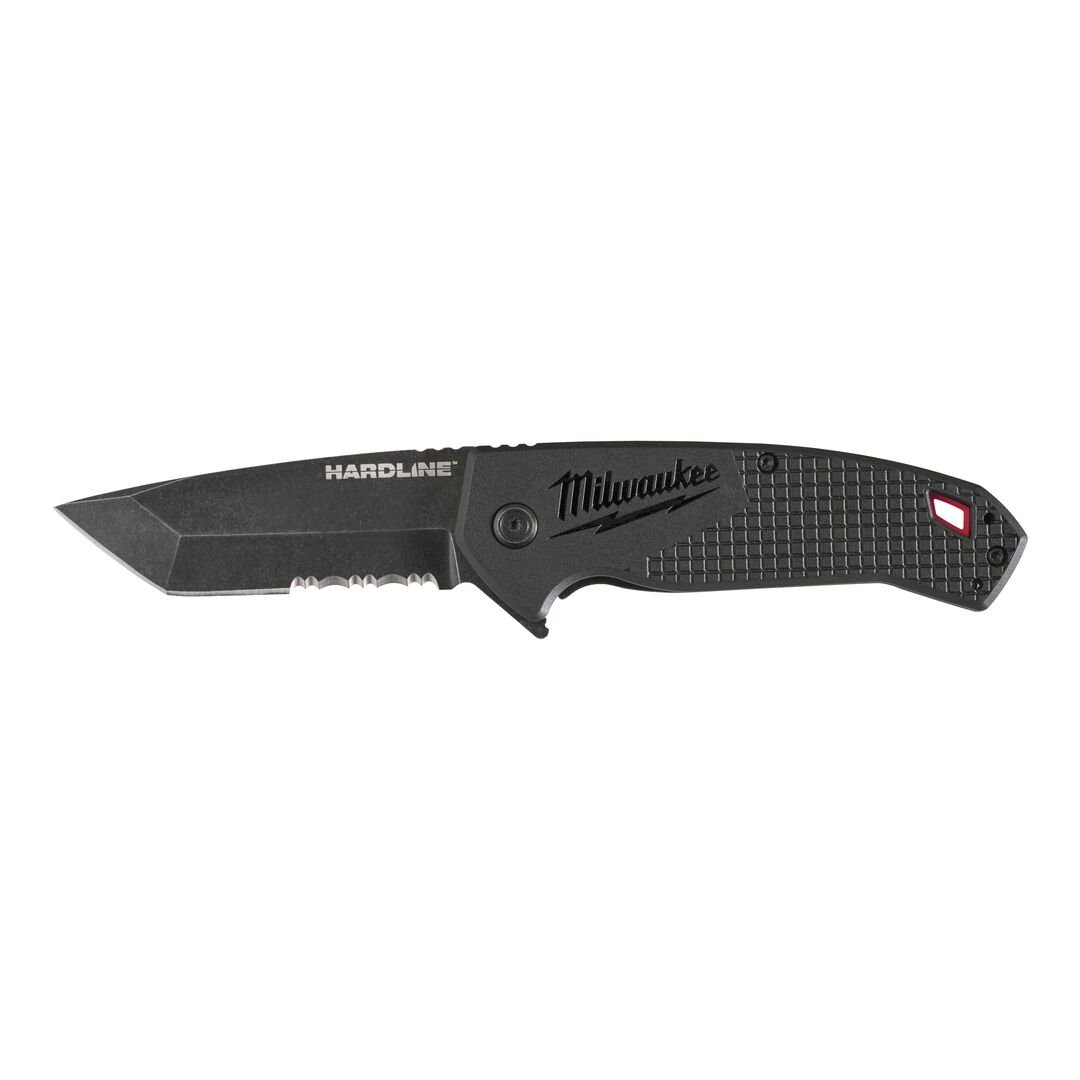 MILWAUKEE Klappmesser Premium 175mm partieller Wellenschliff HARDLINE
