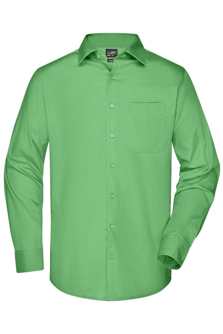 JAMES & NICHOLSON JN Herren Business Shirt JN642 lime-green Größe L