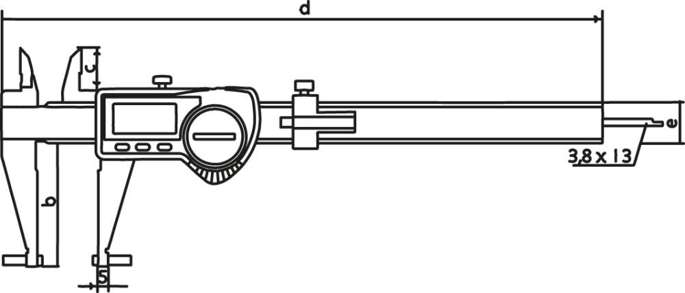 MAHR Messschieber Set digital 200mm Universal 16EWRi-V