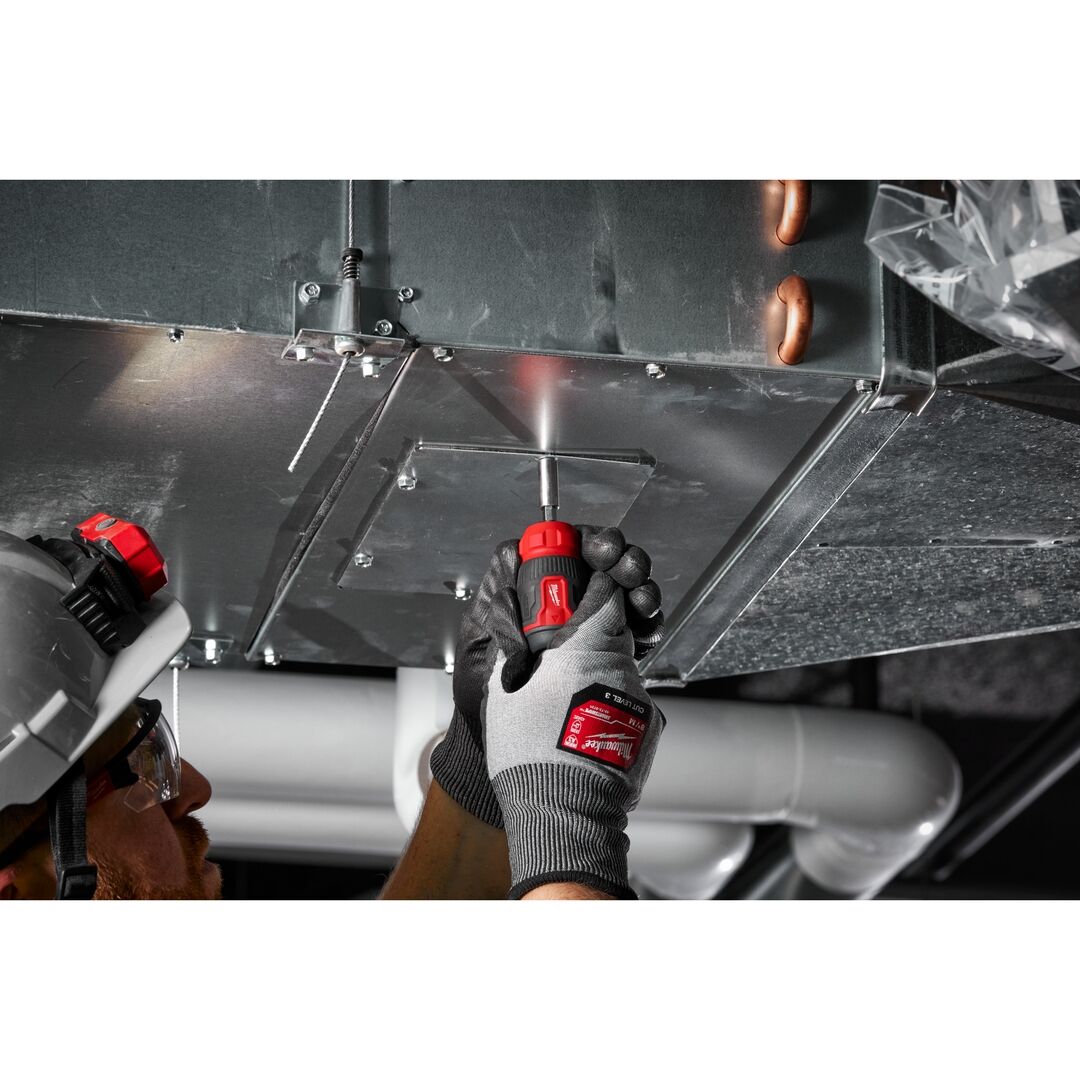 MILWAUKEE Multi-Bit Schraubendreher Stubby 8 in 1 inkl. 7 Bits PH/PZ/TX/SL