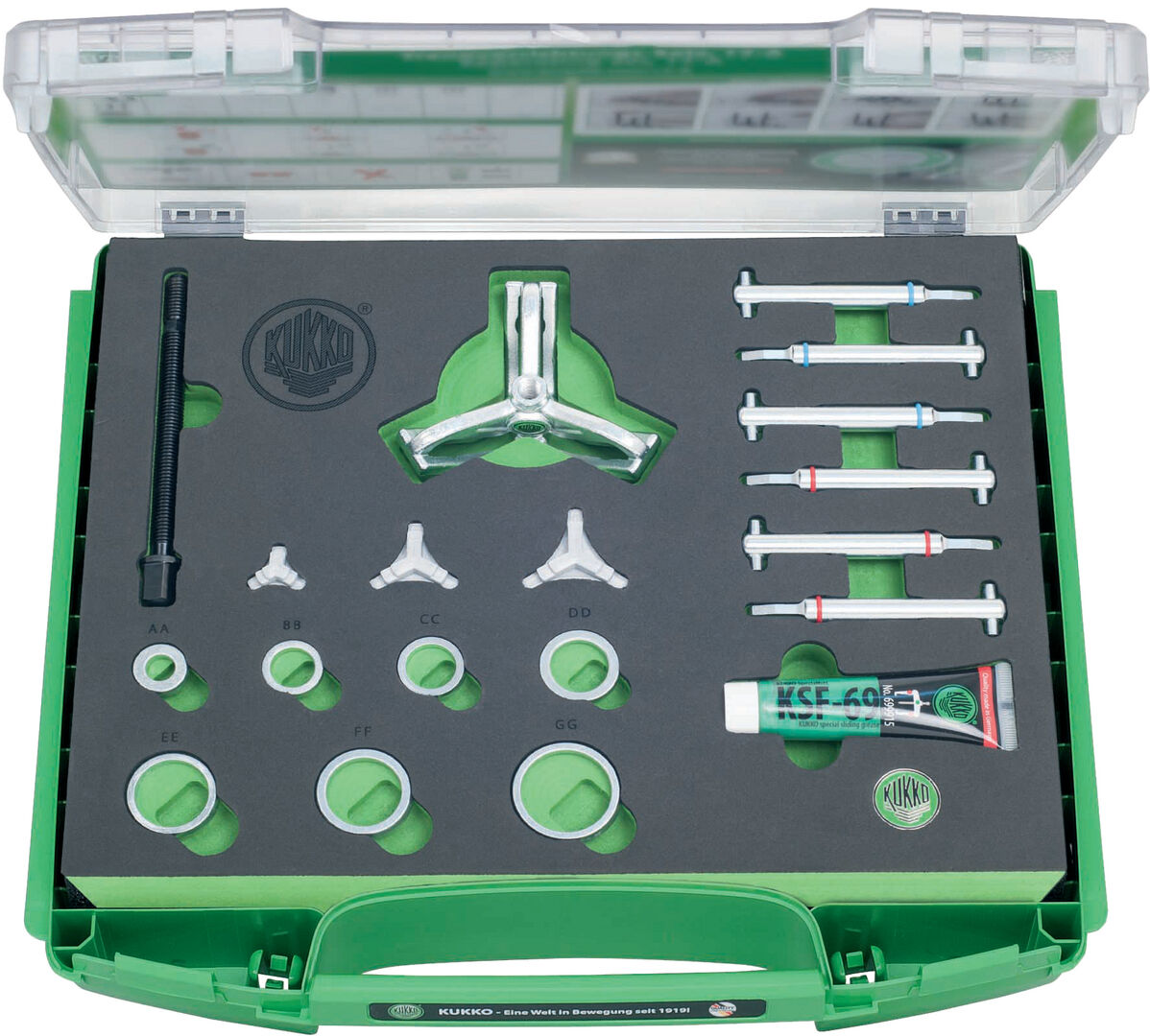 KUKKO Kugellager-Abziehsatz PULLPO Baureihe K-70-C