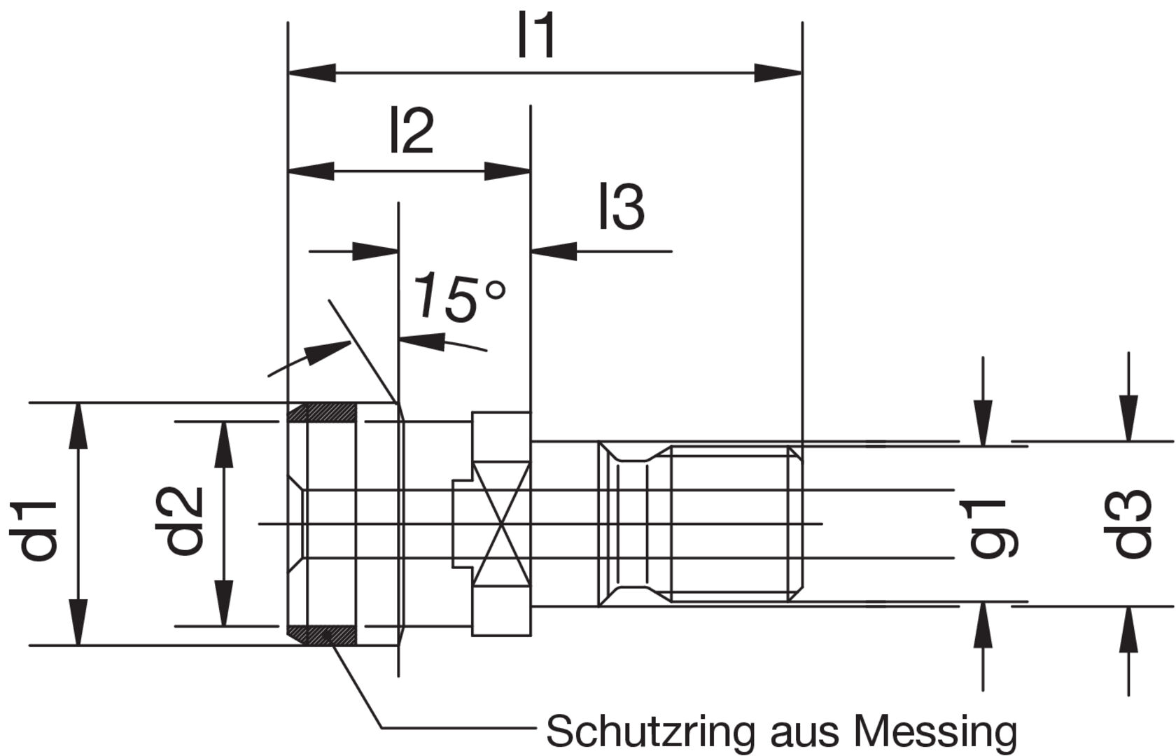 HAIMER Anzugsbolzen DIN69872 A SK50-M24 I.K