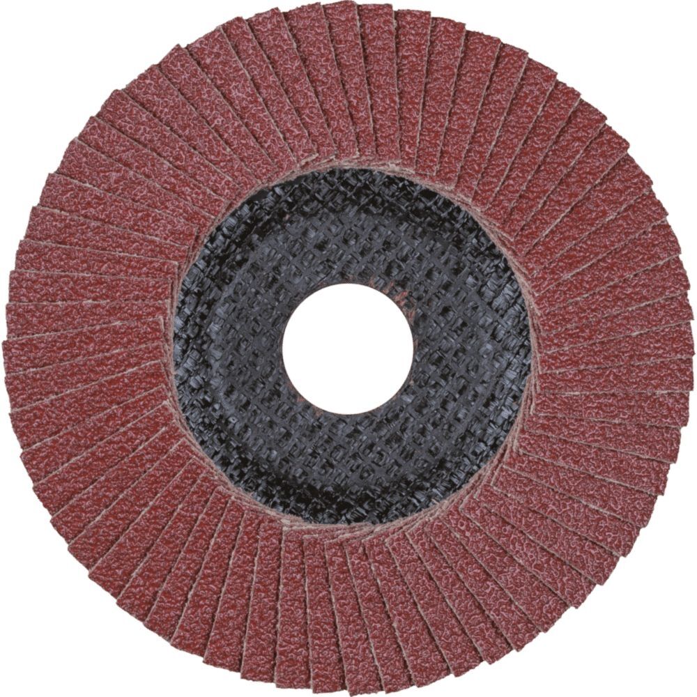 PFERD Fächerschleifscheibe Korund 125x22mm gewölbt K60