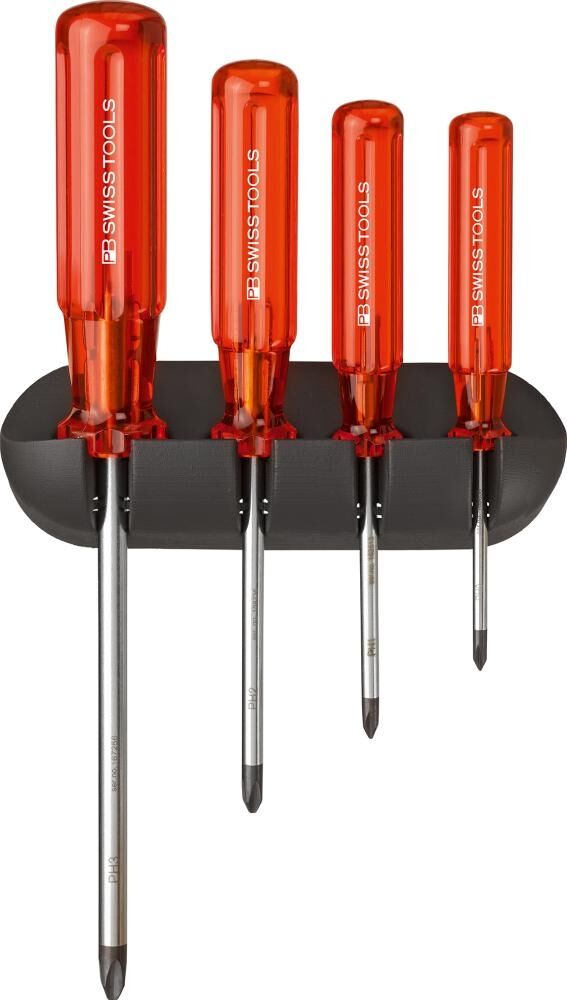 PB SWISS TOOLS Schraubendreher Set Classic 4-teilig PH