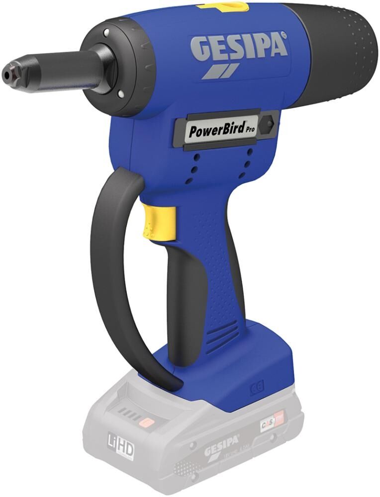 GESIPA Akku-Blindnietgerät PowerBirdPro Gold Editon ohne Akku