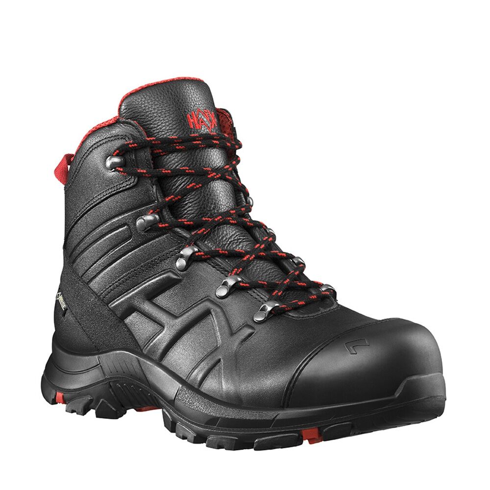 HAIX Sicherheitsstiefel Safety 54 S3 Gr. 44 UK 9,5 mid ESD GTX black-red