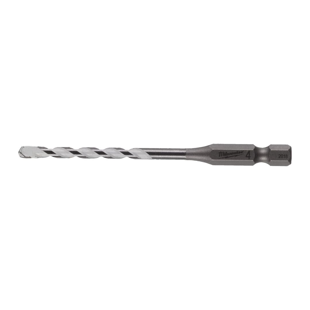 MILWAUKEE Bohrer Multimaterial 1/4" hex 4x90mm SHOCKWAVE