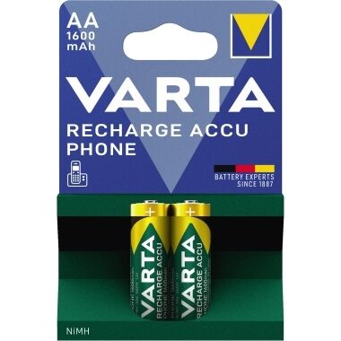 VARTA Akku Mignon AA HR6 Phone Power 1,2V 2 Stück 58399201402