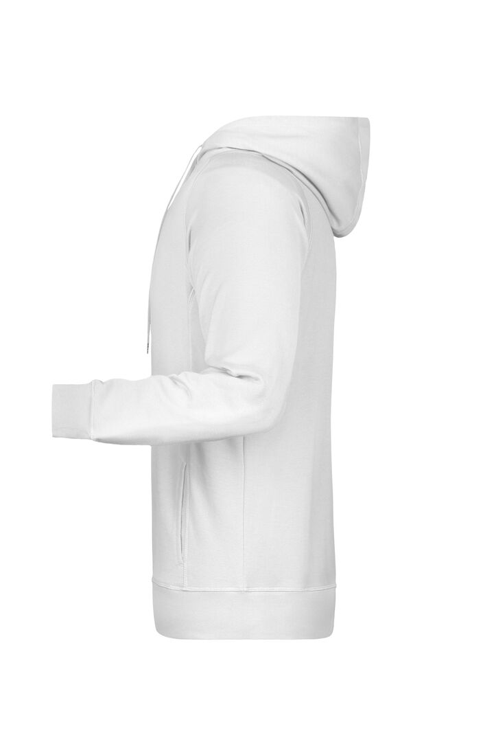 JAMES & NICHOLSON Hoody Gr. L white 8024