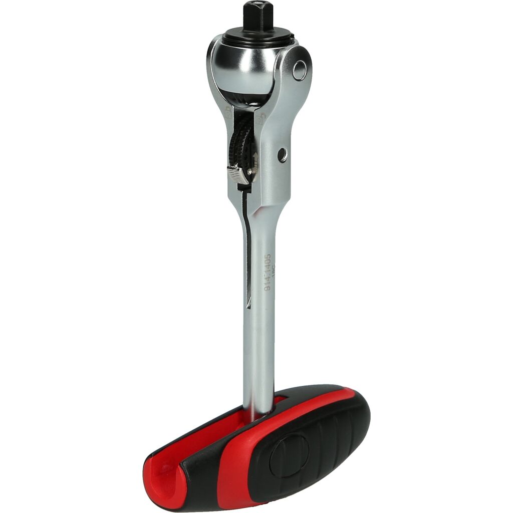 KS TOOLS Schwenkkopf-Knarre 1/4" Mini-T-Griff 72 Zähne MODIFIX
