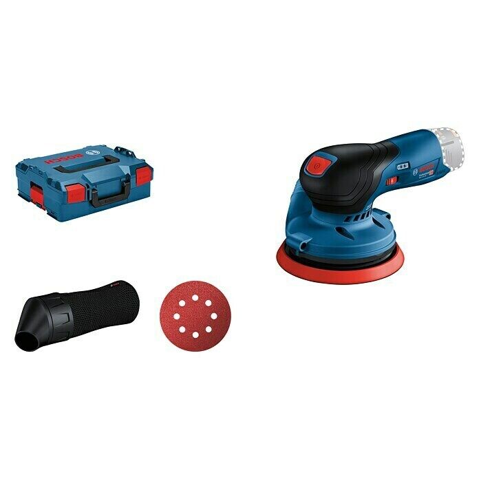 BOSCH Akku-Exzenterschleifer GEX 12V-125 ohne Akku & Ladegerät in L-BOXX