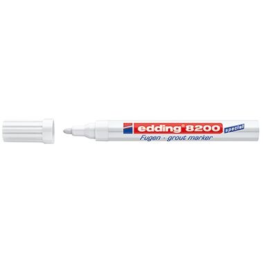 EDDING Fugenmarker 8200 2-4mm Rundspitze weiß 4-8200-1-4049