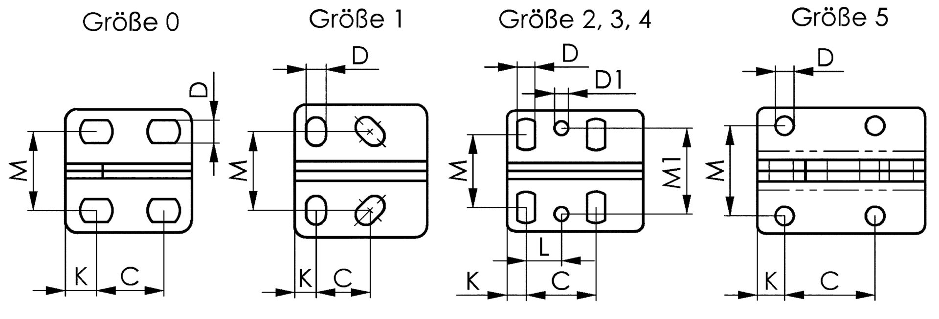 AMF Waagerecht-Spanner 6830 NI Gr. 0 rostfrei