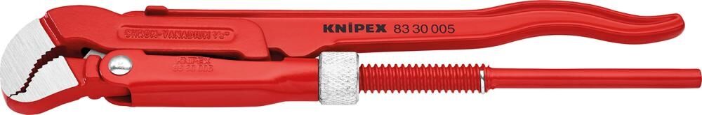 KNIPEX Rohrzange S-Maul 245mm rot pulverbeschichtet 83 30 005