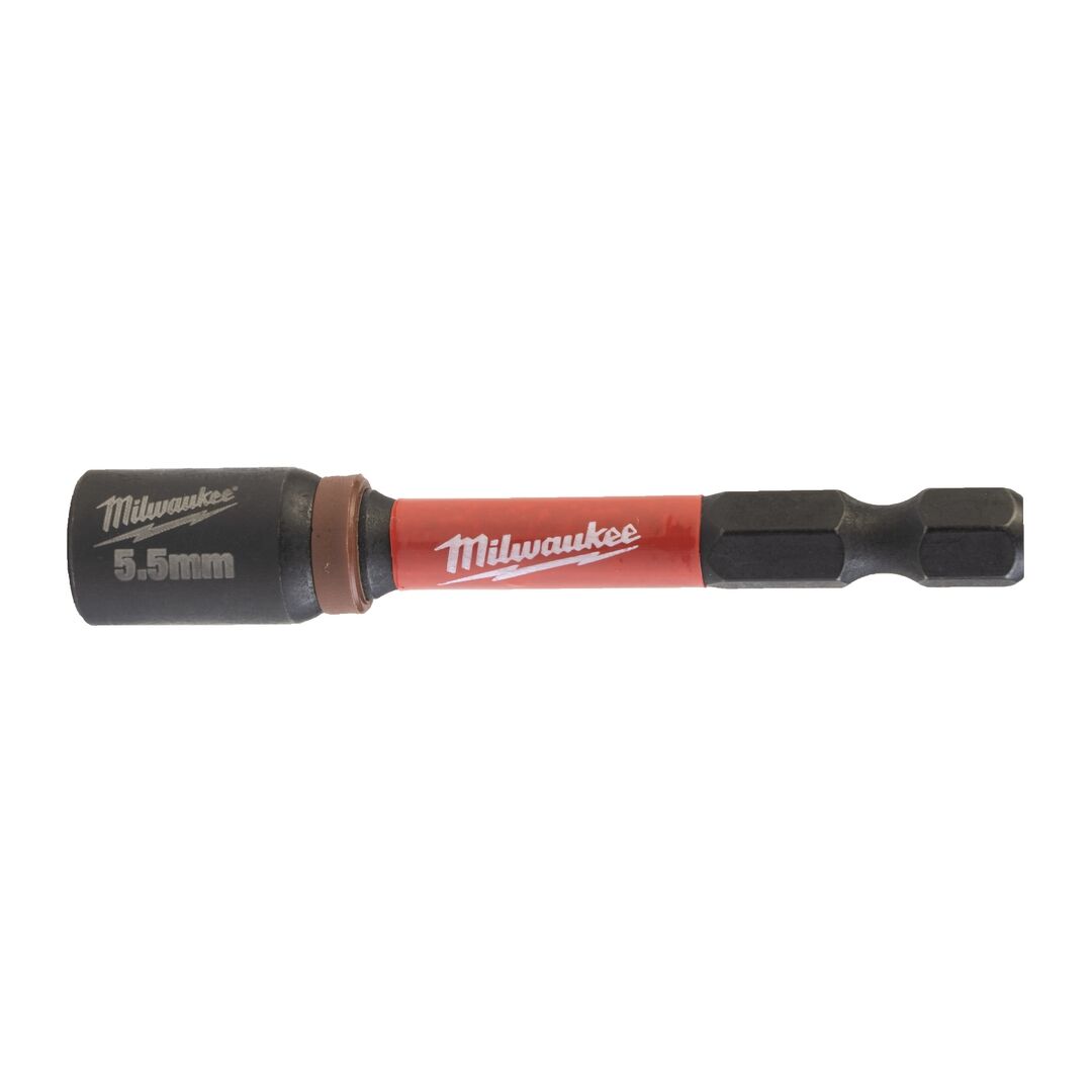 MILWAUKEE Steckschlüssel 1/4" 5,5x65mm M3 magnetisch SHOCKWAVE