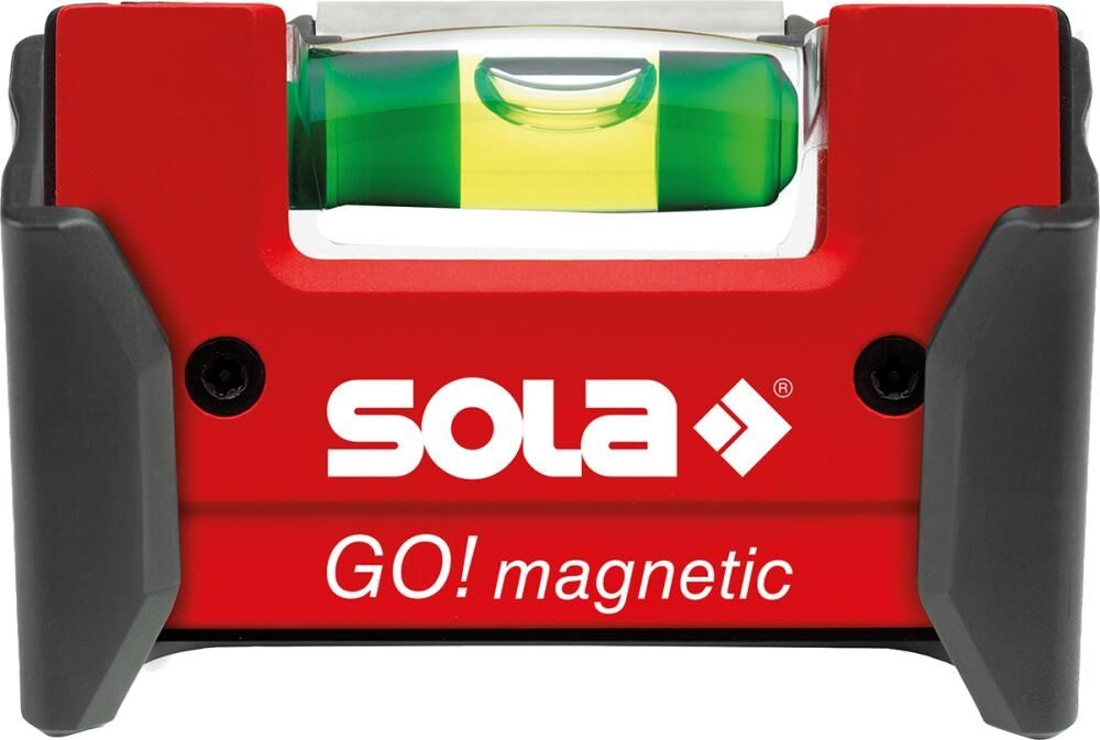 SOLA Mini-Magnet-Wasserwaage Go Magnet Clip 7,5cm