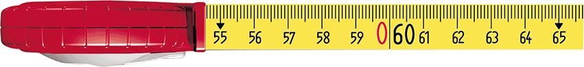 FORMAT Rahmenstahlbandmaß 50mx13mm polyamidbeschichtet gelb