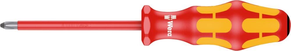 WERA VDE Kreuzschlitz-Schraubendreher Pozidriv 2x100mm PZ