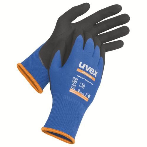 UVEX Montagehandschuhe athletic lite Gr. 6 Nitrilschaum blau/schwarz 6002.7