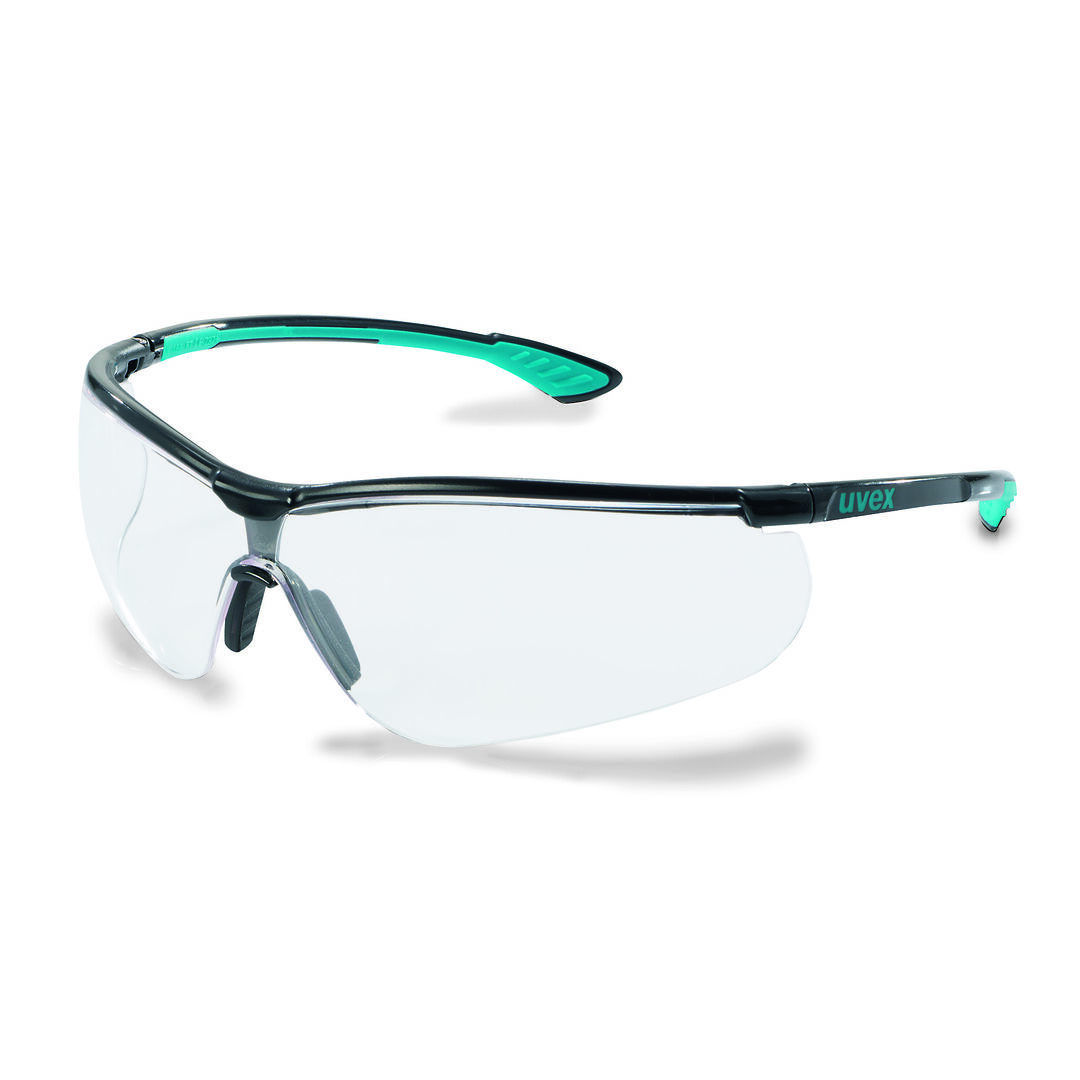 UVEX Schutzbrille sportstyle extr. AS AF klar schwarz/blau 9193.376