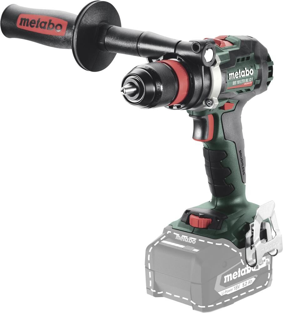 METABO Akku-Bohrschrauber BS 18 LTX BLQI ohne Akku & Ladegerät metaBOX