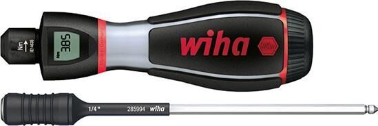 WIHA Drehmoment-Schraubendreher-Griff iTorque 1,0-5,0 Nm inkl. Wechselklinge