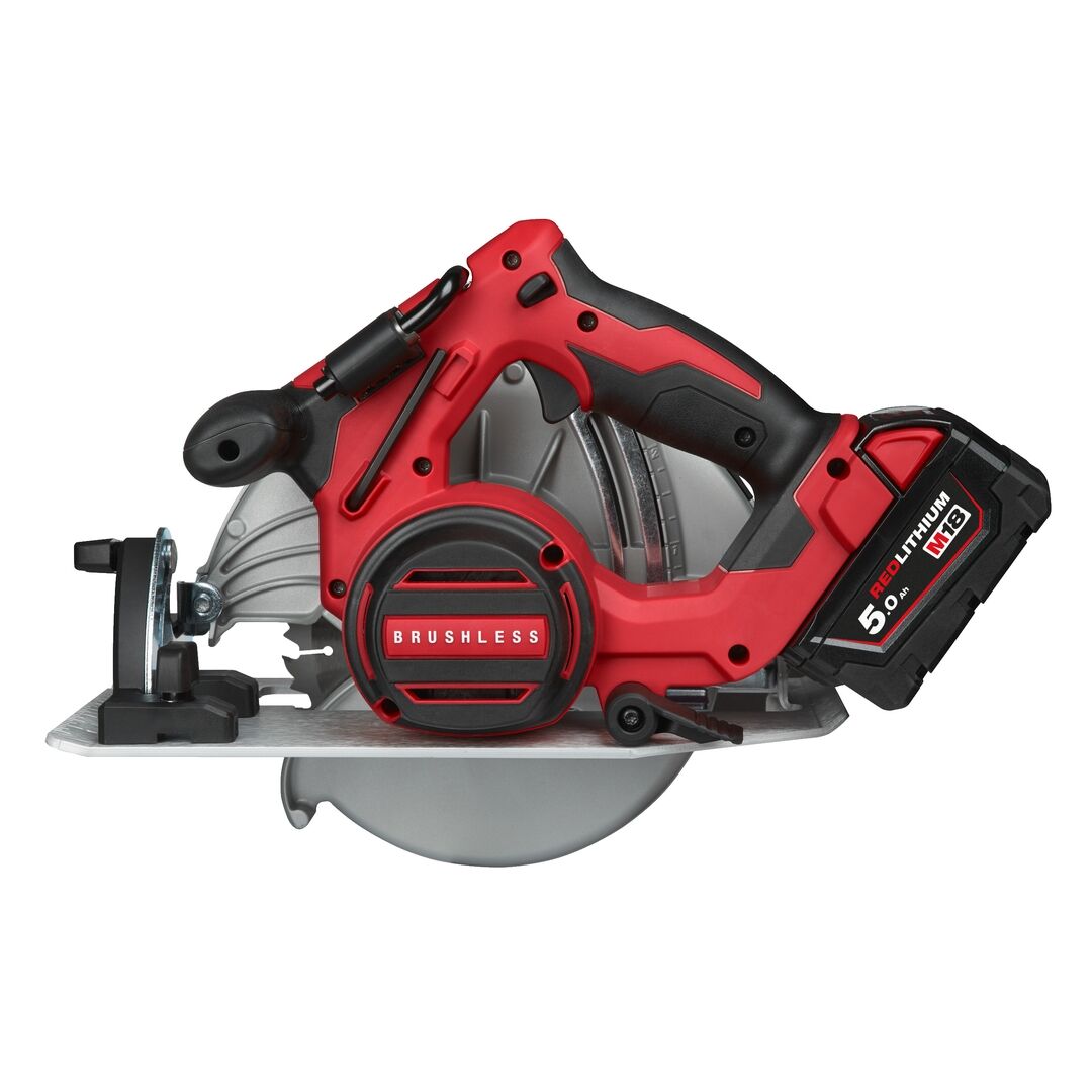 MILWAUKEE Akku-Handkreissäge M18BLCS66-502x 2x18V 5Ah Ladegerät