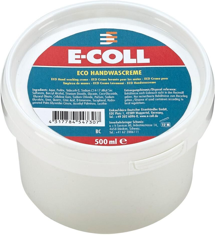 E-COLL ECO Handwaschcreme PU-frei 500ml