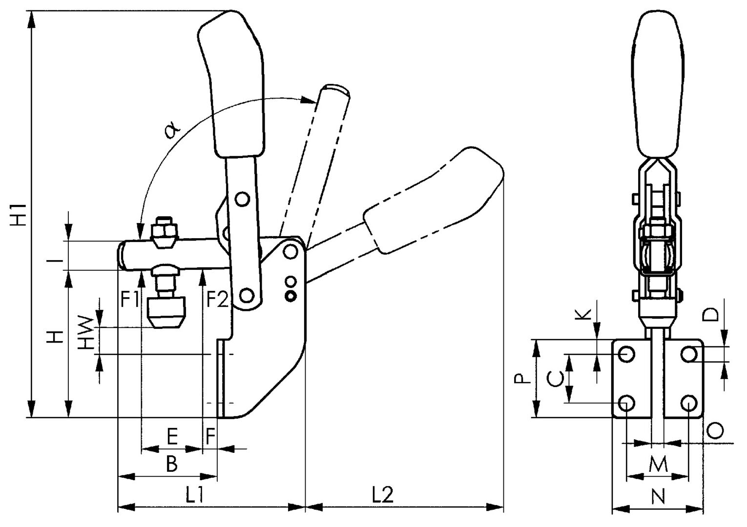AMF Senkrecht-Spanner 6803 Gr. 2
