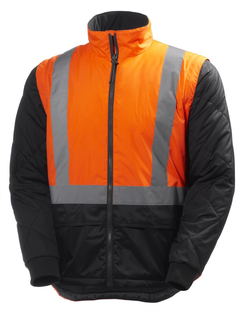 HELLY HANSEN Warnschutz Regenjacke ALTA Gr. 4XL CIS 4-in-1 orange/black 71370