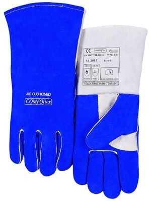 WELDAS Schweißerhandschuhe Gr. XXL COMFOFLEX blau 10-2087