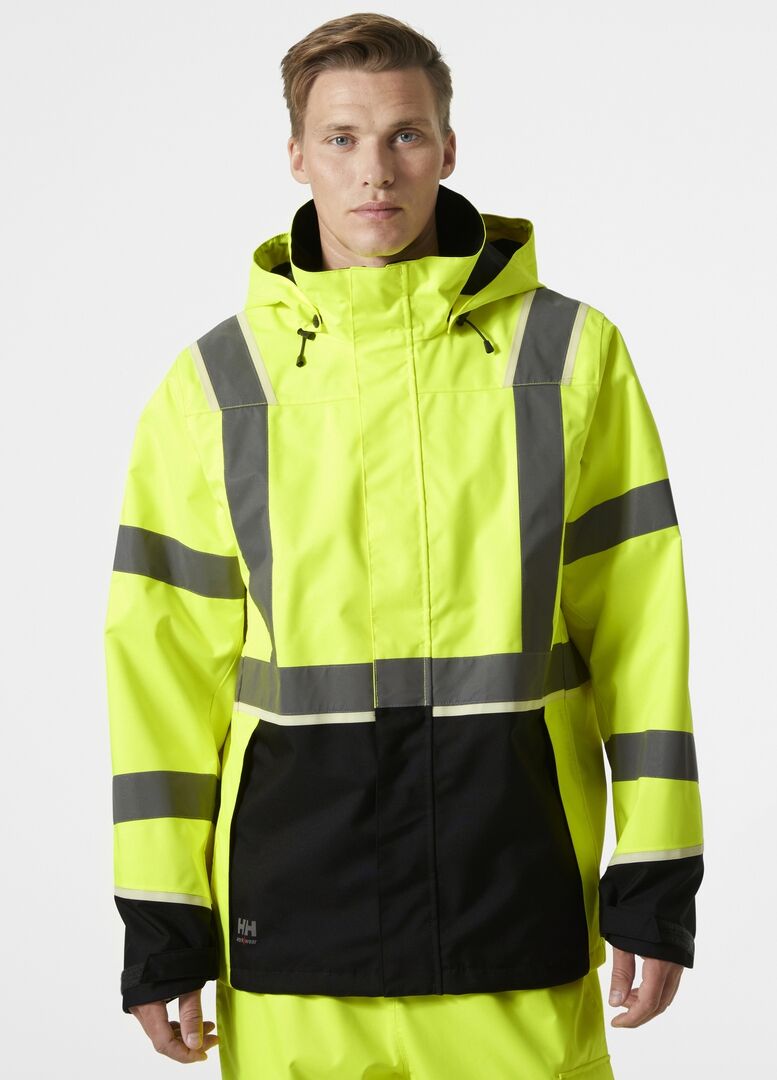 HELLY HANSEN Warnschutz Jacke UC-ME Gr. M yellow/ebony
