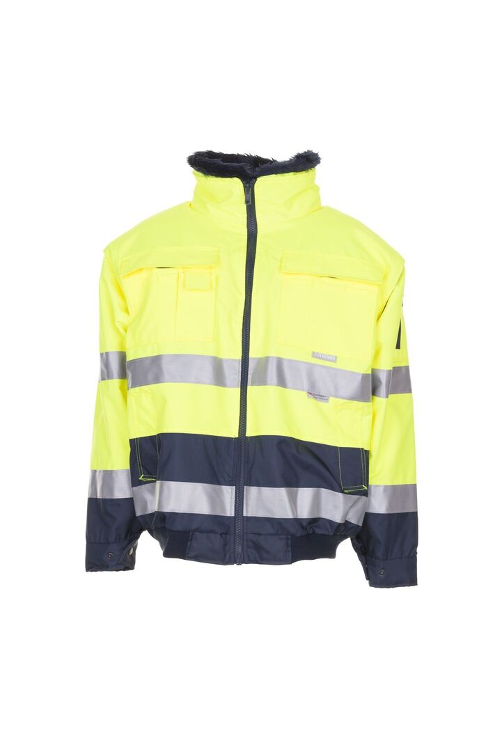 PLANAM Warnschutzjacke Comfort 2047 Gr. S atmungsaktiv gelb/marine