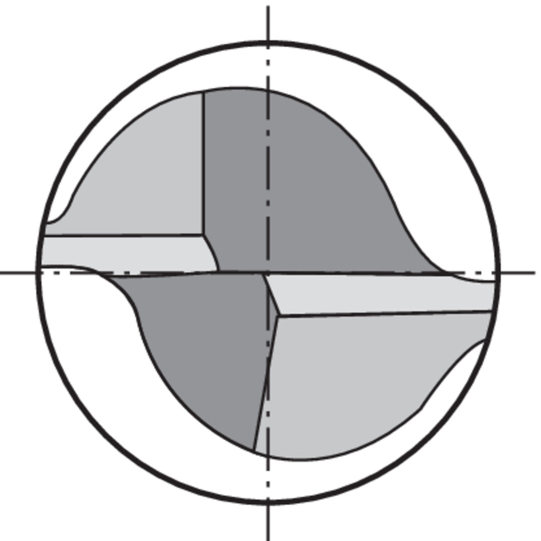 FORMAT Schaftfräser 12,0mm extralang WN VHM HB Z 2
