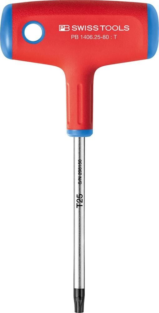 PB SWISS TOOLS Quergriff-Schraubendreher T25x80mm